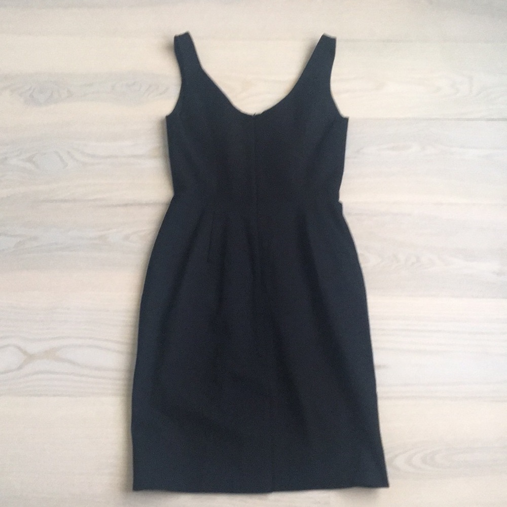 Rebecca Minkoff NWOT Sz-0 Blk Eli Leather TrimLBD - Picture 5 of 12